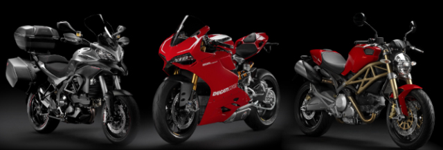 Ducati Motorcycle range