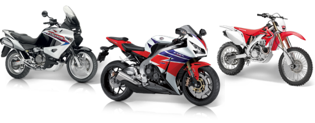Honda Motorcycle range