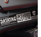 Datatag Primary Visible Tamper Evident Warning Labels